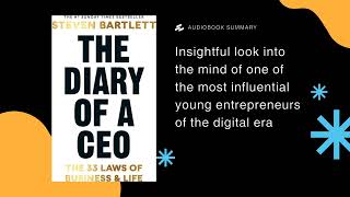 Unlock Success Secrets The Diary of a CEO by Steven Bartlett  Book Summary [upl. by Enelyw]