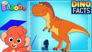 TRex Facts  Learn DINOSAURS with Club Baboo DINO FACTS  Learning about the TRex and more Dinos [upl. by Lodmilla399]