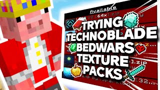 I Tried Every Technoblades Texture Pack [upl. by Baker919]