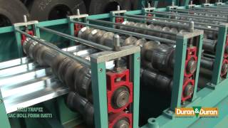 HIZLI TRAPEZ ROLL FORM HATTI 50MTDK [upl. by Etnovaj]