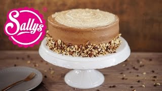 HaselnussLatteMacchiatoTorte mit Nutellacreme  Sallys Welt [upl. by Nerte]