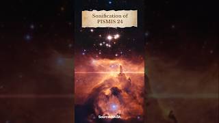 Sonification Of PISMIS 24 🎶♦️ shorts nasa space sonification [upl. by Magree297]