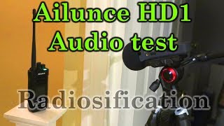 Ailunce HD1 DMR Audio test  MD380 comparison [upl. by Layap]