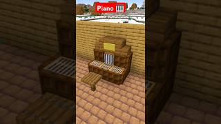 Minecraft piano 🎹minecraft minectraftbuilding minecraftgameplay viralshort [upl. by Myca]