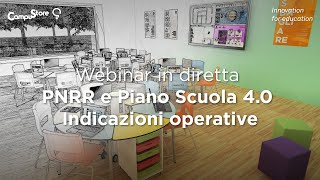 Webinar Bando PNRR Piano Scuola 40  Indicazioni Operative [upl. by Acinok]