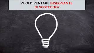 Come diventare insegnante di sostegno [upl. by Annoid]