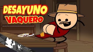 Breakfast Cowboy  Cyanide amp Happiness Shorts ESPAÑOL [upl. by Madison]