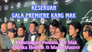 Gala Premiere KANG MAK Kedatangan Mario Maurer Dan Davika Hoorne ⁉️ XXI Plaza Indonesia [upl. by Yrekaz]