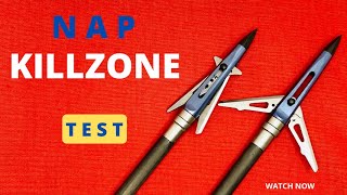 NAP KILLZONE 125 gr Broadhead Test [upl. by Trainer]