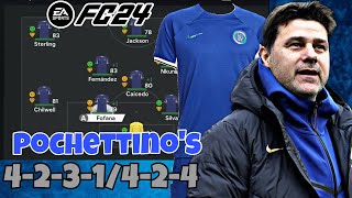 Recreate Pochettino’s Chelsea Tactics in EAFC 24 [upl. by Leis]