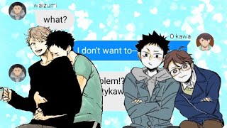 Iwaoi part 5✨Iwaoi Fluff✨ haikyuu text [upl. by Jermyn305]