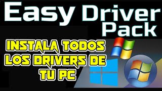 Easy Driver Pack 32 y 64 Bits Win 7 [upl. by Narhet]