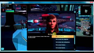 Star Trek Online  How to get a new starship and customise it at the earth spacedock [upl. by Marty]