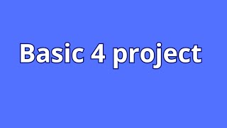 Basic 4 Project instructions and example ICPNA [upl. by Bodnar275]