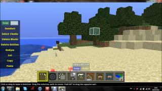 Minecraft  How to set spawn using MCedit [upl. by Akimas]