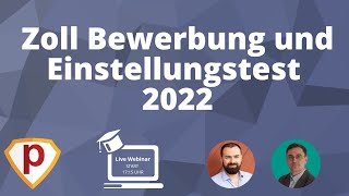 Zoll Bewerbung und Einstellungstest 2025  Live Webinar Wichtige Fragen [upl. by Sukramal934]