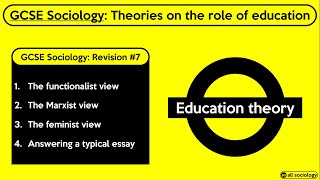 GCSE Sociology Revision from allsociology  Theories on Education Episode 7 [upl. by Arahsit835]