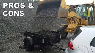 SMALL UTILITY TRAILER PROS AND CONS [upl. by Okemak449]