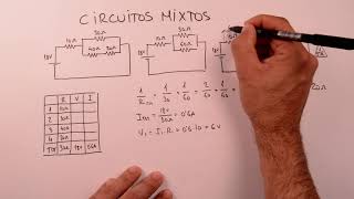 CIRCUITOS MIXTOS Método de resolución Fácil [upl. by Jegger]