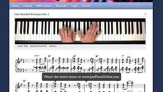 Two Handed Voicings Part 1 [upl. by Gainer]