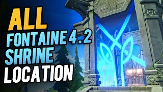 All Fontaine Shrine of Depths Locations Genshin Impact 42 [upl. by Alletneuq306]