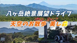 八ヶ岳絶景展望ドライブルート ”絶景天空ドライブ＆絶景お散歩” 美し森、JR鉄道最高地点などの絶景スポットを堪能！ [upl. by Navert843]