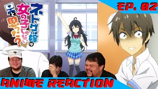 The Big Reveal³  Anime Reaction Netoge Ep 02 [upl. by Savell]