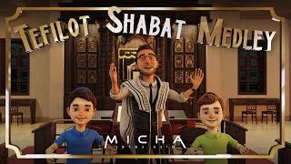 Tefilot Shabat Medley with Micha Gamerman Official Animation Video  מחרוזת תפילות שבת  מיכה [upl. by Gnep631]