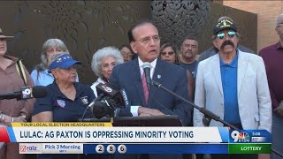 LULAC accused Paxton of suppressing minority voters [upl. by Novyart]