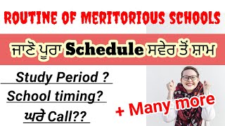 Routine of Meritorious Schoolsknow about everythingtiny details about schedule of MT meritorious [upl. by Aracat]