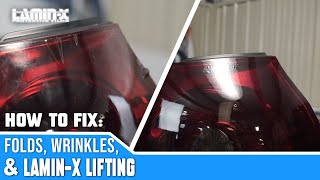 Tips and Tricks  How to Fix Wrinkles Folds or Laminx Lifting [upl. by Lesak271]