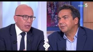 Éric Ciotti s’en prend violemment à Patrick Cohen en direct sur France 5 [upl. by Oflunra]