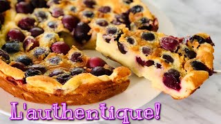 L’AUTHENTIQUE RECETTE DU CLAFOUTIS AUX CERISES MOELLEUX🍒 Facile et Rapide Deli Cuisine [upl. by Aliek557]