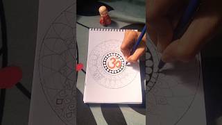 Easy Circle Mandala Art Drawing ✨  mandalarts mandaladrawing art artist ytshortsindia [upl. by Alicea]