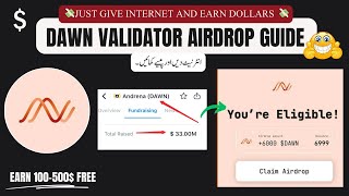 Dawn Validator Airdrop Guide Failed to Fetch Captcha Issue amp Login Error Fix [upl. by Otreblaug196]