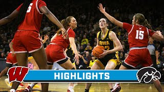 Wisconsin at Iowa  Highlights  Big Ten Womens Basketball Jan 16 2024 [upl. by Avi]