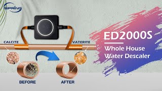 Hard Water Treatment  Meet iSpring ED2000S Whole House Water Descaler  Saltless Water Softener [upl. by Almat]