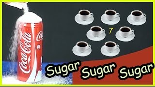 How much sugar in a can of Coke  cocacola [upl. by Platto]