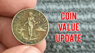 10 Centavos 1963  Coin Value Update [upl. by Lahcar]