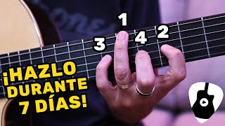 Te Reto A Hacer Este Ejercicio Durante 7 Días ¡Mejorará 100 Tu Habilidad en Guitarra [upl. by Westleigh]