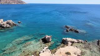 Amoopi Beach  Karpathos Greece DJI Drone [upl. by Christine]