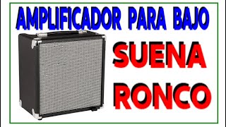 AMPLIFICADOR DE BAJO SUENA CON RUIDO [upl. by Fedirko61]