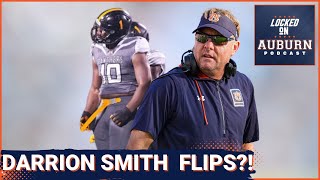 REACTION Darrion Smith FLIPS to Auburn from Tennessee  Auburn Tigers Podcast [upl. by Locklin]