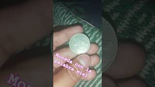 Moneda con la palabra miel 🍯🍯shorts parati [upl. by Tawney]