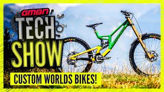 Custom Paint Jobs From UCI MTB World Championships  GMBN Tech Show 348 [upl. by Belac502]