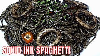 SQUID INK SPAGHETTI PASTA NEGRA [upl. by Aillemac]