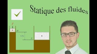 Statique des fluides  Exercice et corrigé [upl. by Culosio]