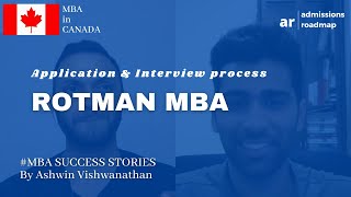 Rotman MBA Toronto  Application and Interview Advice [upl. by Trinidad]