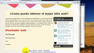 Como crear una pagina web completa en HTML  5 [upl. by Demetris]