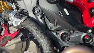 Ducati 821 Monster single sided swing arm conversion [upl. by Hartfield551]